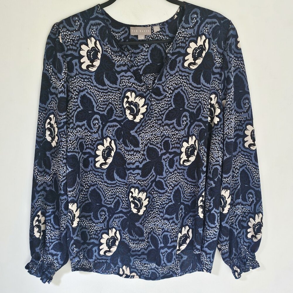 Ted Baker Floral Blouse Large